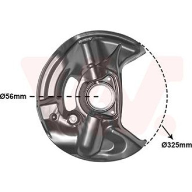 VAN WEZEL Spritzblech, Bremsscheibe 3029372