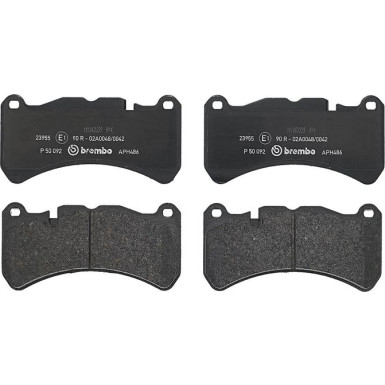 BREMBO Bremsklötze VA P 50 092 BREMBO Bremsklötze VA P 50 092