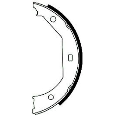 Handbremsbacken Bmw E39/E90/E84/F30/F34 91049300 Handbremsbacken Bmw E39/E90/E84/F30/F34 91049300