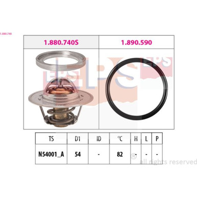 Thermostat, Kühlmittel 1.880.740