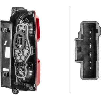 HECKLEUCHTE HELLA CIT JUMPY 4,16-/PEU EXPERT 4,16-/OPE VIVARO 19-/ZAFIRA 19 2SD 354 845-011