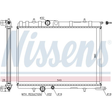 Wasserkühler PKW 63694A