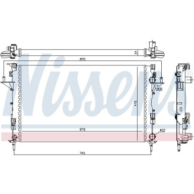Wasserkühler PKW 63816