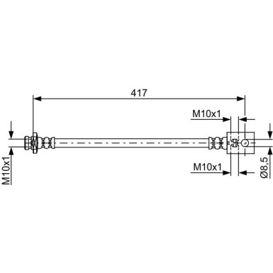 Bremsschlauch NISSAN 1987481834