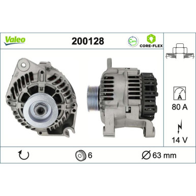 VALEO Generator 200128 VALEO Generator 200128