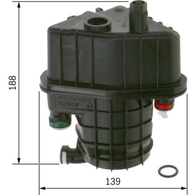 Kraftstofffilter 0 450 907 016