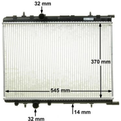Kühler, Motorkühlung BEHR Premium Line CR 515 000P