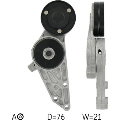 Spannrolle Multi-V VKM 31033