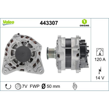 VALEO Generator 443307 VALEO Generator 443307