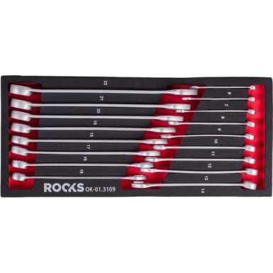 Satz Ringmaulschlüssel, 17-Teilig OK-01.3109