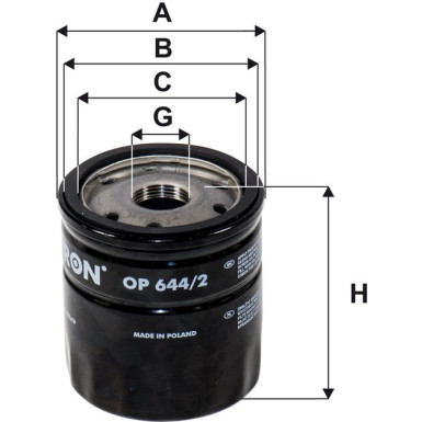 FILTRON Ölfilter OP644/2 FILTRON Ölfilter OP644/2