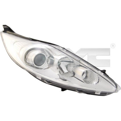 Scheinwerfer R H1/H7 +LWR +MOT CHROM (LINSE) FORD FIESTA GHIA/SPORT 6,08-12,12 2736,507,2
