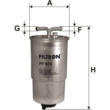 FILTRON Kraftstofffilter PP 978 FILTRON Kraftstofffilter PP 978