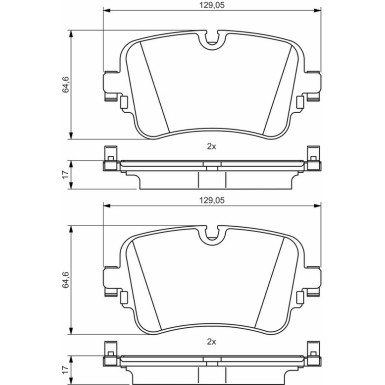 Bremsbelag 0 986 495 426