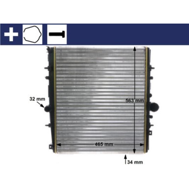 Kühler, Motorkühlung CR 1437 000S