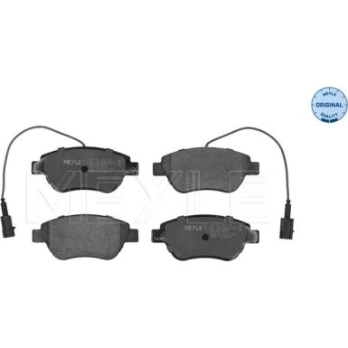 Bremsbelagsatz Fiat P. Stilo 1.2/1.6 16V 01-/Idea Mit Sensor MEYLE-ORIGINAL: True to OE 025 237 0617/W Bremsbelagsatz Fiat P. Stilo 1.2/1.6 16V 01-/Idea Mit Sensor MEYLE-ORIGINAL: True to OE 025 237 0617/W