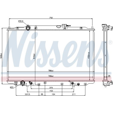 Wasserkühler PKW 69477