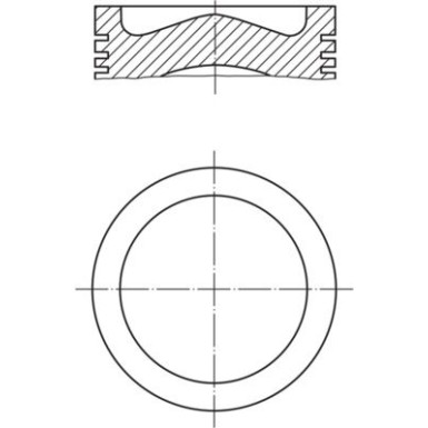 MAHLE Kolben 039 PI 00125 000