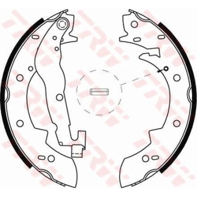 11 461 006 Bremsbacken ALFA 33,VOLVO 340-360 82 GS6237 11 461 006 Bremsbacken ALFA 33,VOLVO 340-360 82 GS6237