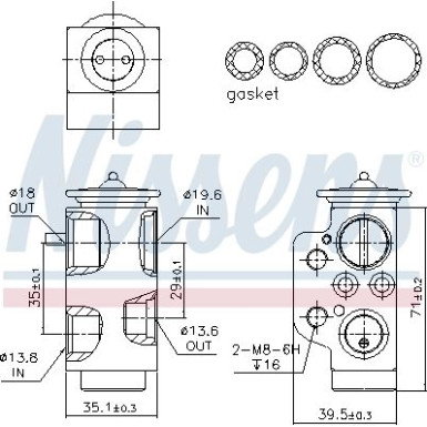 Expansionsventil Audi Q7 06 FIRST FIT 999319 Expansionsventil Audi Q7 06 FIRST FIT 999319