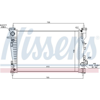 Wasserkühler PKW 60064 Wasserkühler PKW 60064