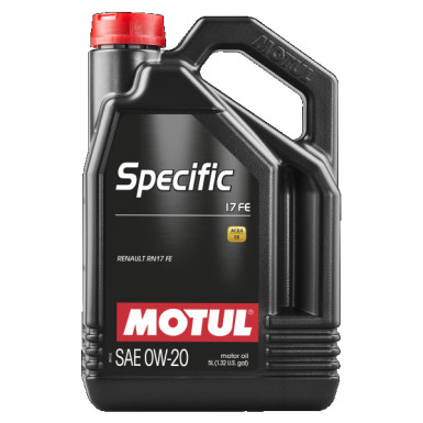 Motul Specific 17 FE Renault RN17 FE 0W-20 5 Liter SPECIFIC 17 FE 0W-20 109950