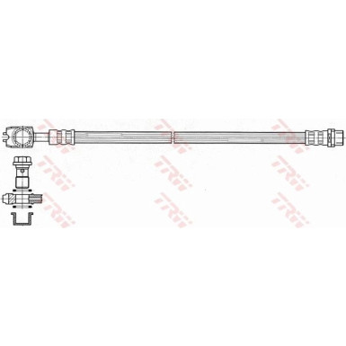 Bremsschlauch HA li/re AUDI A4 00 PHD484