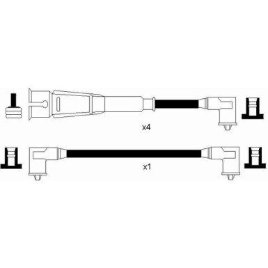 RC-PS1101 NGK - Zündkabelsatz PORSCHE 924 2.0,11.75-8.89 2583