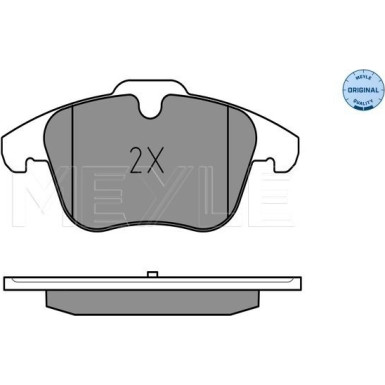 Bremsbelagsatz Jaguar P. Xk 06-/Xf 08 MEYLE-ORIGINAL: True to OE 252408418