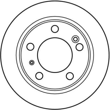 TRW Bremsscheibe DF2583 TRW Bremsscheibe DF2583