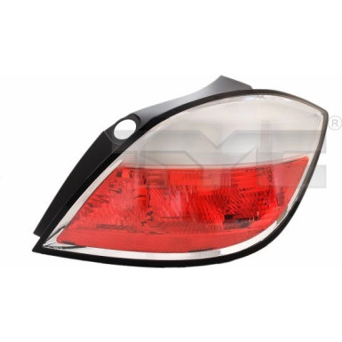 Heckleuchte R O K-PLATTE WEIß/ROT OPEL ASTRA H 5-T 4,04-2,07 4617,659,1