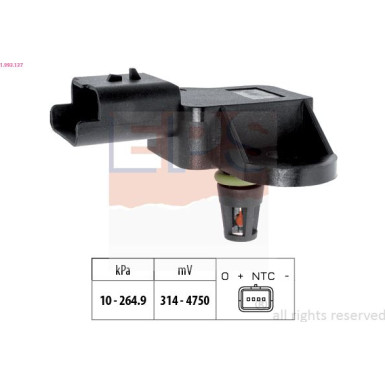 Luftdrucksensor, Saugrohrdruck 1.993.137 Luftdrucksensor, Saugrohrdruck 1.993.137