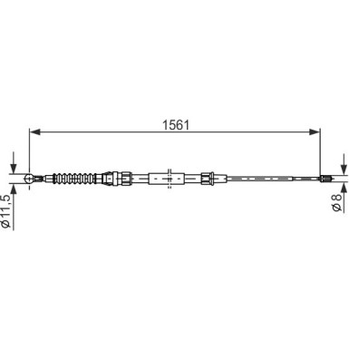 Handbremsseil 1987477942 Handbremsseil 1987477942