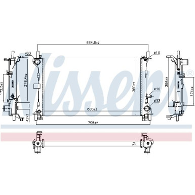 Wasserkühler PKW 62052 Wasserkühler PKW 62052
