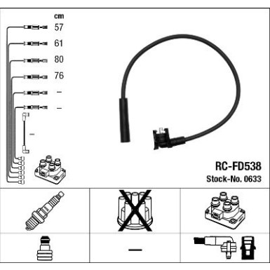 Zündleitungssatz RC-FD538