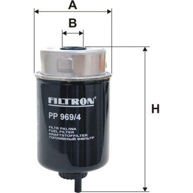 FILTRON Kraftstofffilter PP 969/4 FILTRON Kraftstofffilter PP 969/4