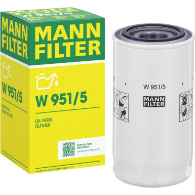 Mann & Hummel Ölfilter LKW W 951/5 Mann & Hummel Ölfilter LKW W 951/5