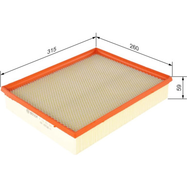 Luftfilter VW Amarok F 026 400 286