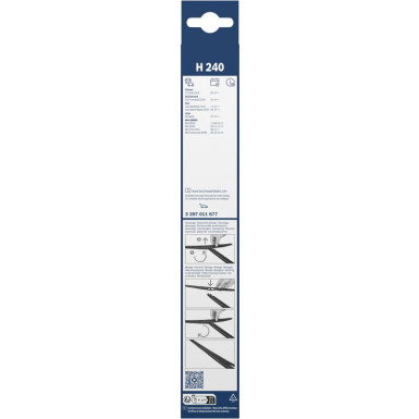 Bosch Heckscheibenwischer H240 3397011677 Bosch Heckscheibenwischer H240 3397011677