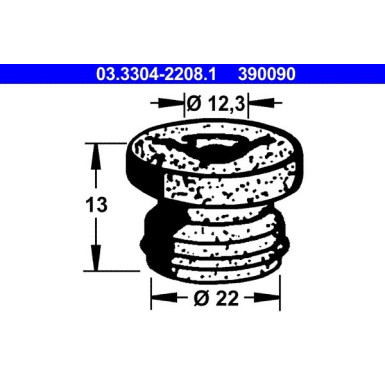 Stoppen, Bremsflüssigkeitsbeh„Lter 03.3304-2208.1 Stoppen, Bremsflüssigkeitsbeh„Lter 03.3304-2208.1