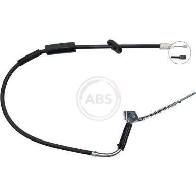 A.B.S. Handbremsseil Seilzug Festellbremse K12042 A.B.S. Handbremsseil Seilzug Festellbremse K12042