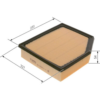 Luftfilter F 026 400 456 Luftfilter F 026 400 456
