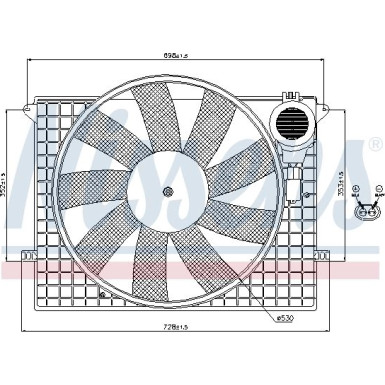 Kühlerlüfter PKW 85401