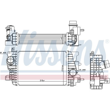 Ladeluftkühler PKW Opel Meriva B 10 96197 Ladeluftkühler PKW Opel Meriva B 10 96197