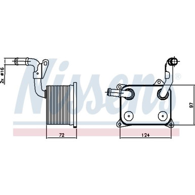 Ölkühler PKW VW Touareg 02 90744 Ölkühler PKW VW Touareg 02 90744