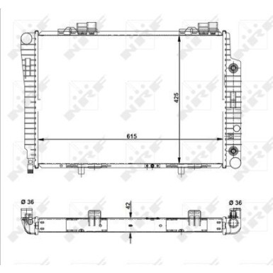 Kühler, Motorkühlung 51281 Kühler, Motorkühlung 51281