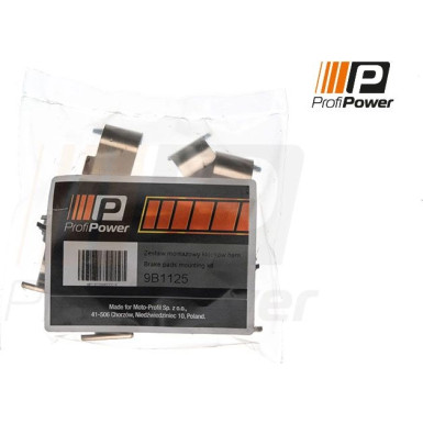PROFIPOWER Zubehörsatz, Scheibenbremsbelag 9B1125 PROFIPOWER Zubehörsatz, Scheibenbremsbelag 9B1125