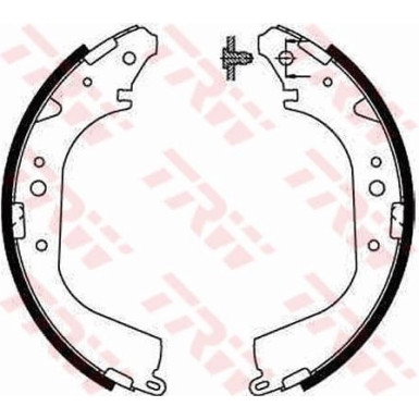 82 461 016 Bremsbacken GS8502 82 461 016 Bremsbacken GS8502