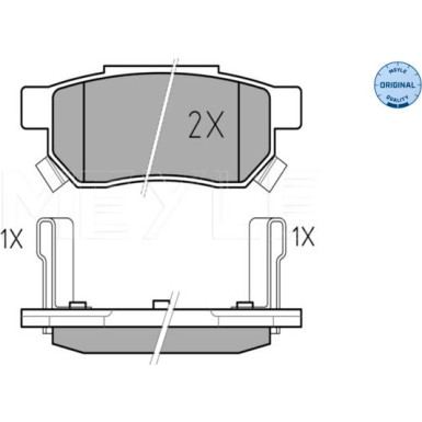 Bremsbelagsatz Honda T. Civic 97- Mit Sensor 025 213 1313/W Bremsbelagsatz Honda T. Civic 97- Mit Sensor 025 213 1313/W