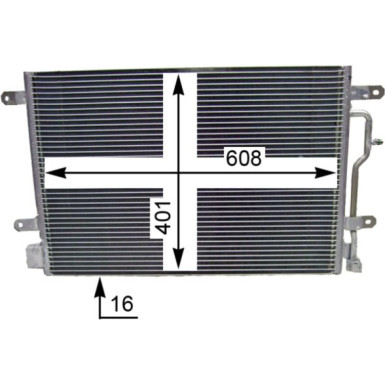 Kondensator, Klimaanlage AC 807 000S
